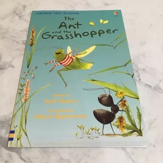 The ant and the grasshopper usborne reprint buku cerita anak bahasa inggris 32 halaman storybook story book moral dongeng sebelum tidur bedtime