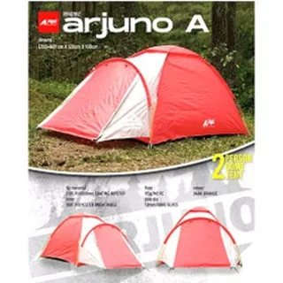 TENDA CAMPING REI ARJUNO A KAPASITAS 2 ORANG DOBEL LAYER + FLAYSHEET