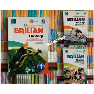 Buku Brilian Biologi 1,2,3 SMA sederajat kelas 10,11,12 kurikulum 2013 revisi. penerbit grafindo