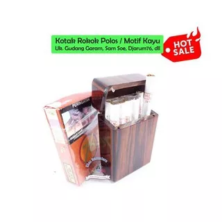 Silahkan Order Kotak Rokok Polos Motif Kayu Uk. Dji Sam Soe Kretek / Gudang Garam Dll