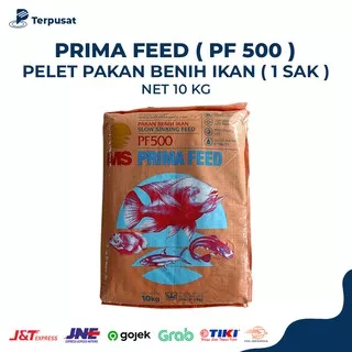 Pakan Ikan Lele Nila Patin Prima Feed PF 500 1 Karung per Sak / 10 Kg