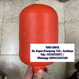 Tabung plastik pompa air tabung oren pompa air  pompa sanyo shimizu dab hitachi dragon