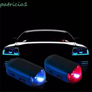 PATRICIA1 Universal Caution Lamp Flashing LED Warning Light Car Fake Security Light Wireless Anti-Theft Solar Powered Blinking Security System Simulated Dummy Alarm Auto Interior Lights/Multicolor