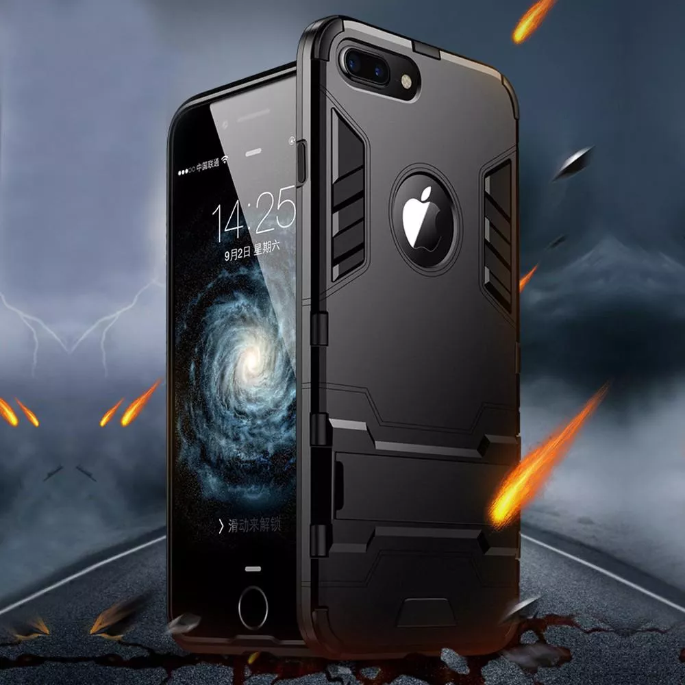 For IPhone 6 6S 7 8 Plus Case Shockproof Slim Hybrid Hard Rugged Armor Stand Cover