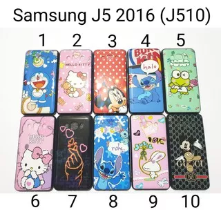 Case Softcase Fuze Hitam Motif Karakter Samsung J5 2016 J510