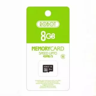 Original Robot Micro SD SDHC TF 8GB 8 GB Kelas 10 Memory Card MicroSD Kartu Memori MMC