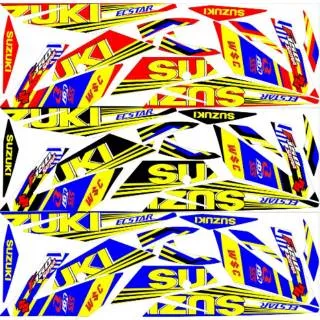 Striping Satria Fu / F 150 New Fi Injeksi 2016 2017 2018 2019 2020 Variasi Sticker Stiker List Motor