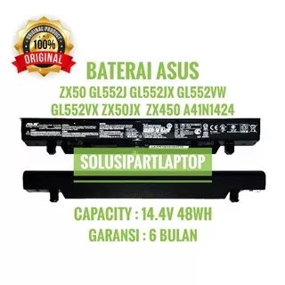 Baterai ASUS ROG GL552 GL552JX GL552V GL552VW ZX50V A41N1424 ORI