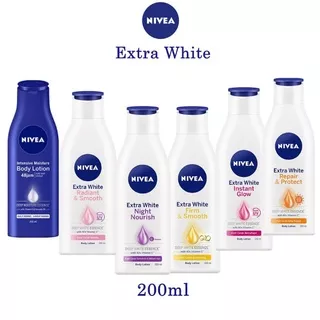 NIVEA Extra White Body Lotion 200ml / Intensive Moisture Body Lotion 200ml