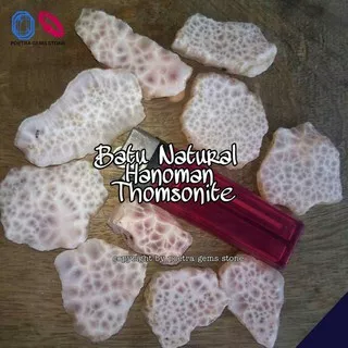 BAHAN BATU NATURAL THOMSONITE HANOMAN BATU TUMPANG NUSAKAMBANGAN KWALITAS BAGUS