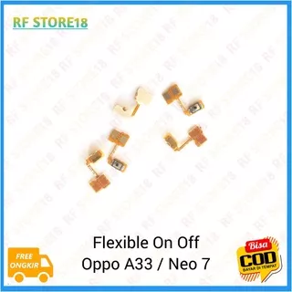 OPPO NEO 7 / A33 ORIGINAL 100% - Flexible Tombol Power On Off Flexible On Off Oppo Neo 7 / A33 Original 100%