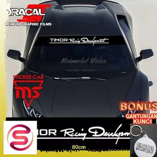 TERMURAH sticker stiker mobil timor racing development kaca