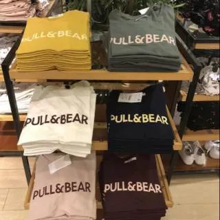 PULL AND BEAR | PULL N BEAR | PULL & BEAR Kaos Pria dan Wanita T-SHIRT TUMBLR TEE ( Ready Stock )