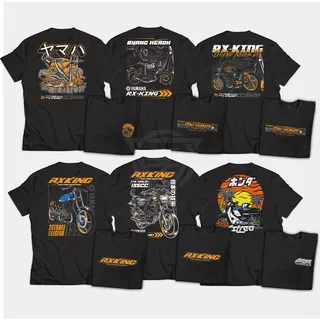 KAOS RX KING / BAJU RX KING / KAOS YAMAHA RX KING TERBARU 2022 / KAOS RX KING 135 CC / Bahan katun Combed