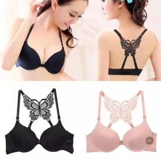 Bra Tato Kupu-Kupu / Bra Fashion / Bra Import / Bra Hongkong / Pakaian Dalam Wanita