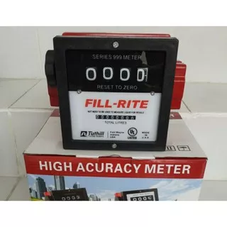 Flow Meter Flowmeter Analog Fill-Rite Alat Ukur Solar BBM Air Out put In put 1
