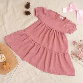 Iblossom crinkle dress rubia dress anak premium