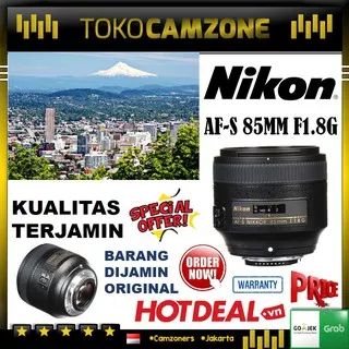 Nikon AF-S 85mm f/1.8G - Garansi Distributor