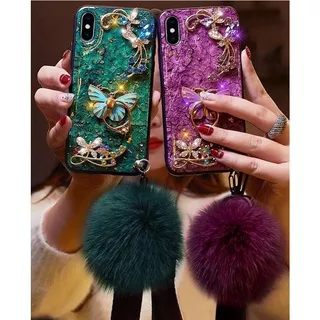 Cartier Case For iPhone 13 12 11 Mini Pro Max X Xs Xr Max 6 6s 7 8 Plus 13Pro 12Pro XSMAX ProMax Lotus Pond Butterfly Flowers Soft Phone Case