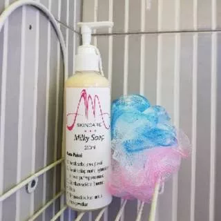 Milky Soap ( Sabun Susu Pemutih badan/tubuh ) pencerah alami aman susu kambing sapi bening glowing