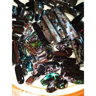 Bahan batu kalimaya black opal sempur asli banten top jarong sakti