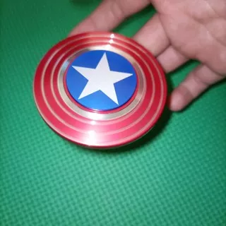 Diskon Promo Captain America Fidget Spinner Kapten Amerika Hand Spinner Barang Terjamin