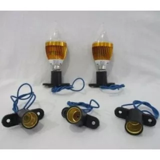 VISALUX Fiting Fitting E12 Lampu Hias Plafon/Fiting Lampu Cabe+Cable