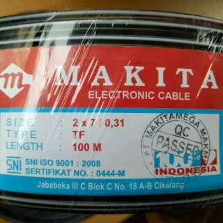 Kabel Tweeter Twin Flat TF Makita 2x7 (0,31) 100 meter