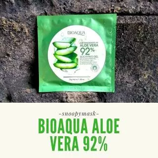 Bioaqua Aloe Vera 92% Sheet Mask Pengiriman dari Bekasi
