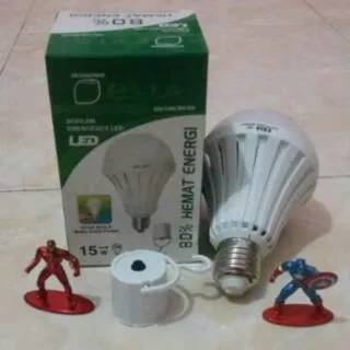 Lampu LED Emergency 15 Watt Putih ESIA Ekonomis Cool Daylight E27