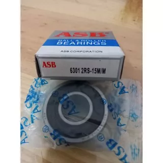 Ball bearing 6301 2RS - 15mm ASB