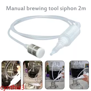 kitchen Wine Distiller Filter Tube Plastic Brew Syphon  Siphon Alcohol Distiller Filter Tube Tool   Kitchen Wine Accessories Plastic Brew  Siphon Alcohol Distiller Alcohol Distiller Filter Tube Plastic Brewing Siphon Hose Wine Beer Making Tool