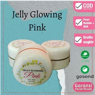 Jelly Pink Jelly Glowing Krim Kusam Flek Bekas Jerawat Cream