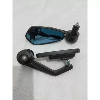 spion jalu oval kaca biru handlebars mirrors spion jalu stang kaca biru