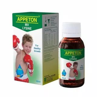 60Ml APPETON With Lysine Syrup/ Vitamin Anak