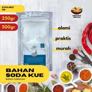 Baking Soda 250gram 500gram 1kg Baking Soda Murni Premium Soda Kue Bahan Kue Dan Roti Sodium Bicarbonate Makanan Pengembang Kue Baking Soda arm and hammer Baking Soda Murni Makanan Pengembang Roti Pengembang Kue Bolu Natrium Bikarbonat