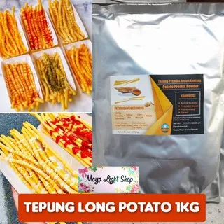 Tepung Kentang Long Potato powder 1kg termurah premium quality snack kentang potato starch flakes