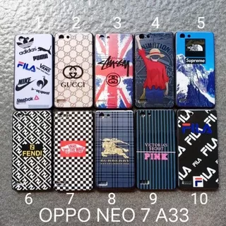 Case gambar Oppo A33 Neo 7 motif cowok ( 4 motif ) soft softcase softshell silikon cover
