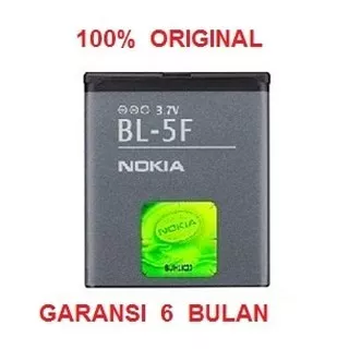 100% ORIGINAL NOKIA Baterai Battery Batere BL-5F / N95, N96, E65, N93i, dll garansi 6 Bulan