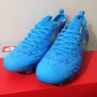 Promo Sepatu Bola Lotto Spark FG Solid Pacific Blue L01010051 Original BNIB