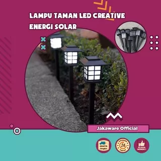 LAMPU TAMAN LED CREATIVE ENERGI SOLAR KREATIF SINAR MATAHARI KEBUN HALAMAN PEKARANGAN MALAM OUTDOOR CELL LIGHT NON SENSOR TEMBOK JALAN PAGAR DINDING PANEL SOROT STRIP HIAS AC DC RUMPUT SINTETIS BULAT TEMPEL TEMBAK PILAR TERAS ANTI AIR TANCAP OBOR DEKORASI