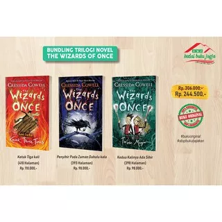 Novel Cressida Cowell - BUNDLING TRILOGI THE WIZARDS OF ONCE