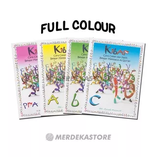 Buku Kibar Full Colour Pra A B C | Cara Cepat Belajar Membaca Al Quran | 44 Hal 25x18.5 Cm | Team Tadarus AMM Yogyakarta