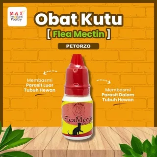 Obat KUTU Kucing FleaMectin 10 ml - obat kutu kucing tetes - obat kucing kutu - obat kucing kutuan