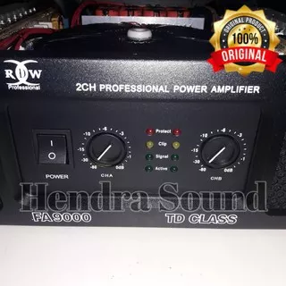 Power Amplifier RDW FA 9000 / FA9000 TD Class (2 channel)