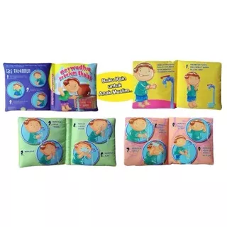 BUKU KAIN BERWUDHU SEBELUM SHALAT / Buku Bacaan Anak dan Bayi / Buku Edukasi Anak / Buku Bantal