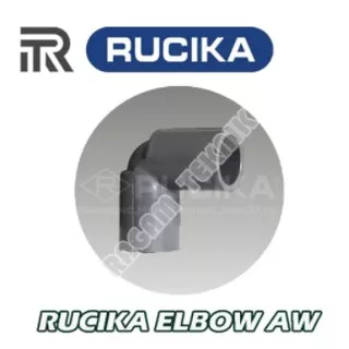 Rucika Elbow Keni 3/4 0,75 inch AW L 90 knee sambungan belokan bengkokan polos PVC non drat