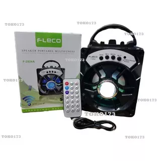 Speaker Fleco F-2924 + remot Speaker Bluetooth Portable Fleco F-2924 2324