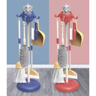 8 PCS Mainan Cleaning Service - Mainan Alat Kebersihan Cleaning Set Little Helper - Mainan cleaning