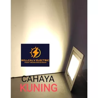 LAMPU SOROT LED - KAP HALOGEN LED - LAMPU TEMBAK LED 50W 50WATT 50 W 50 WATT  CAHAYA KUNING